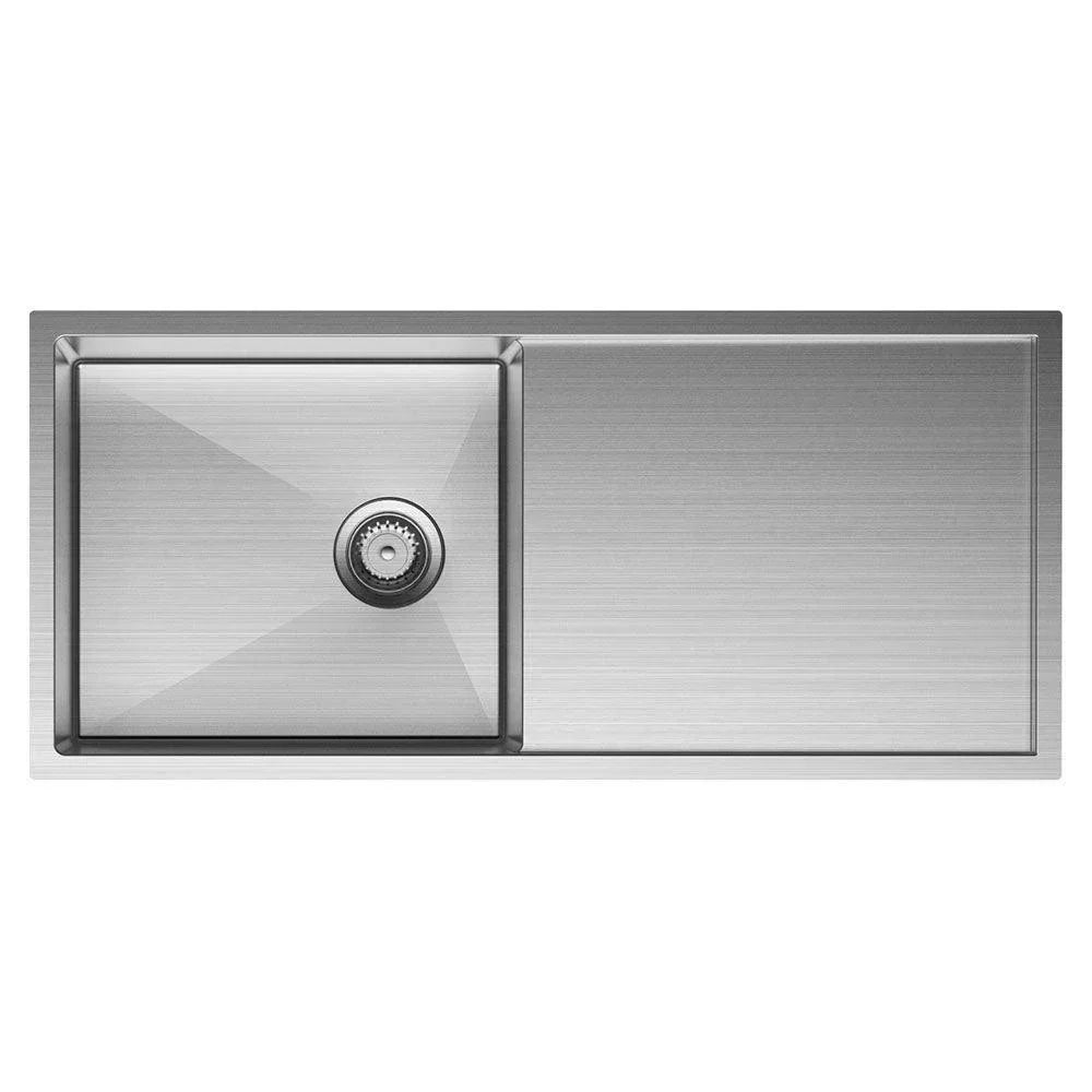 Hana　36 Fienza Hana 36L Single Kitchen Sink with Drainer – Ideal Bathroom