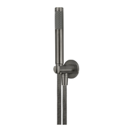 Meir Round Hand Shower on Fixed Bracket, Shadow