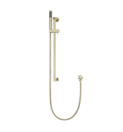 Meir Round Hand Shower on Rail Column, Tiger Bronze