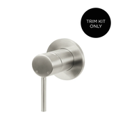 Meir Round Wall Mixer Finish Kit, Brushed Nickel