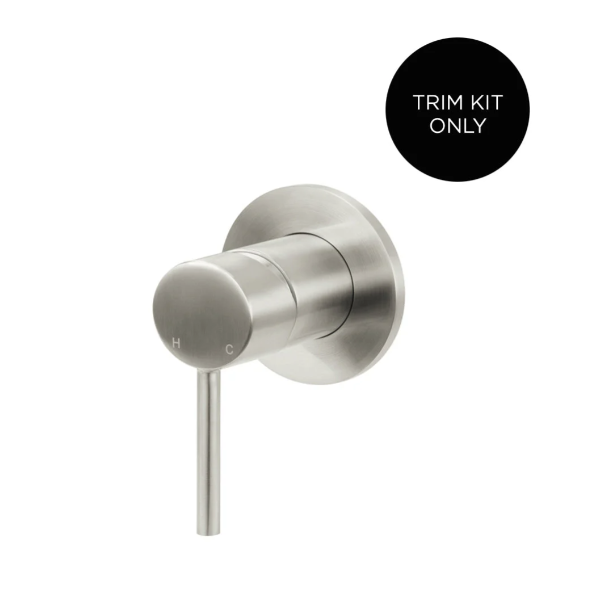 Meir Round Wall Mixer Finish Kit, Brushed Nickel
