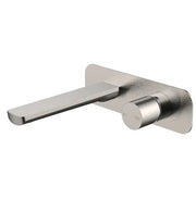 Millennium Finesa Wall Basin Mixer, Brushed Nickel
