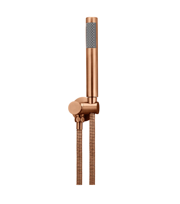 Meir Round Shower on Bracket, Lustre Bronze