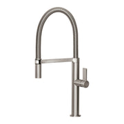 Phoenix Prize Flexible Coil Sink Mixer 220mm, Brushed Nickel