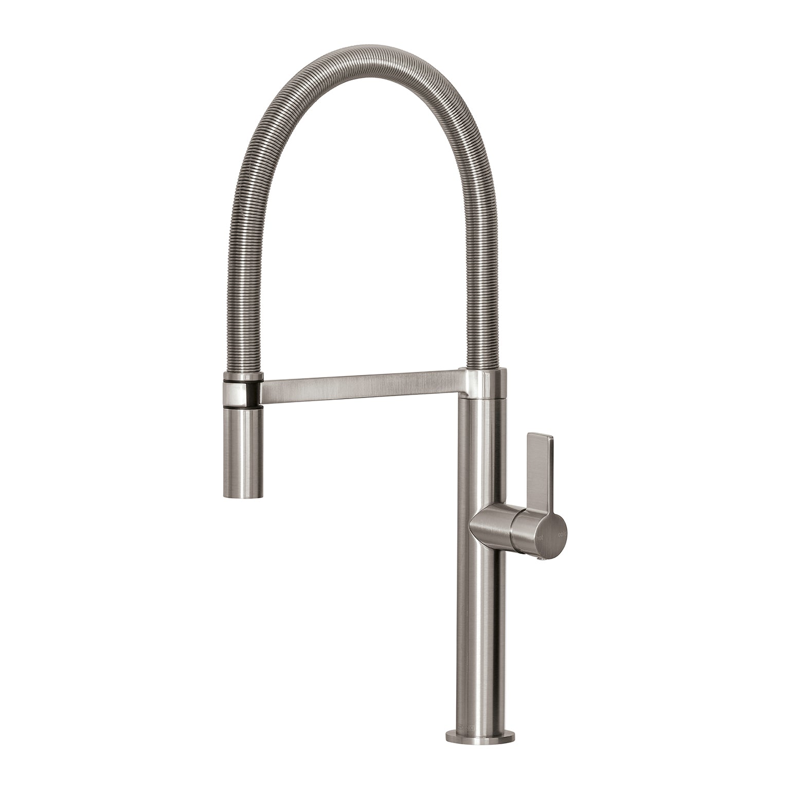 Phoenix Prize Flexible Coil Sink Mixer 220mm, Brushed Nickel
