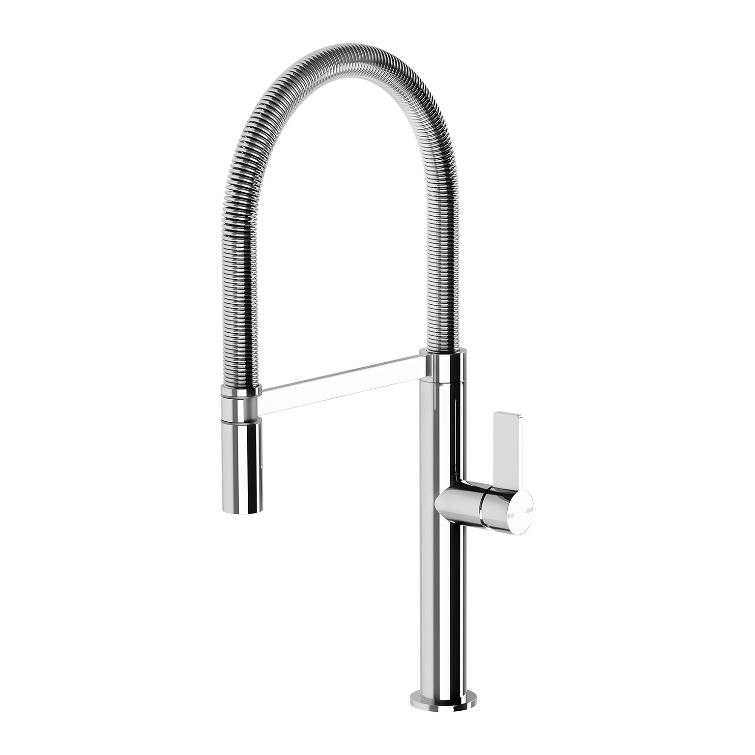 Phoenix Prize Flexible Coil Sink Mixer 220mm, Chrome