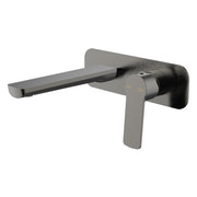 Millennium Akemi Wall Basin/Bath Mixer, Gun Metal