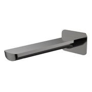 Millennium Akemi 180mm Bath Spout Square Plate, Gun Metal