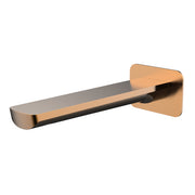 Millennium Akemi 180mm Bath Spout Square Plate, Rosa