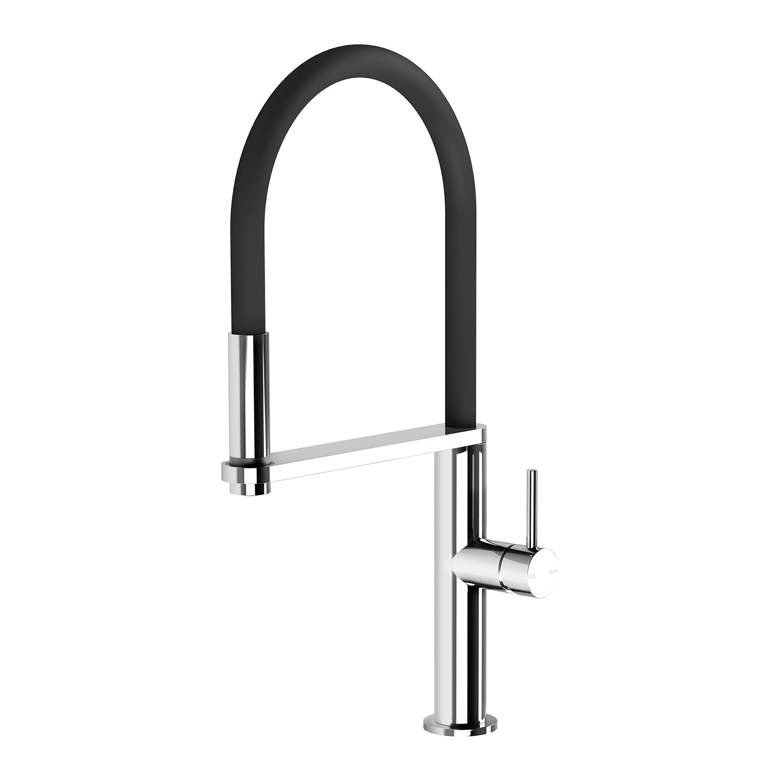 Phoenix Blix Flexible Hose Sink Mixer 220mm Round, Chrome