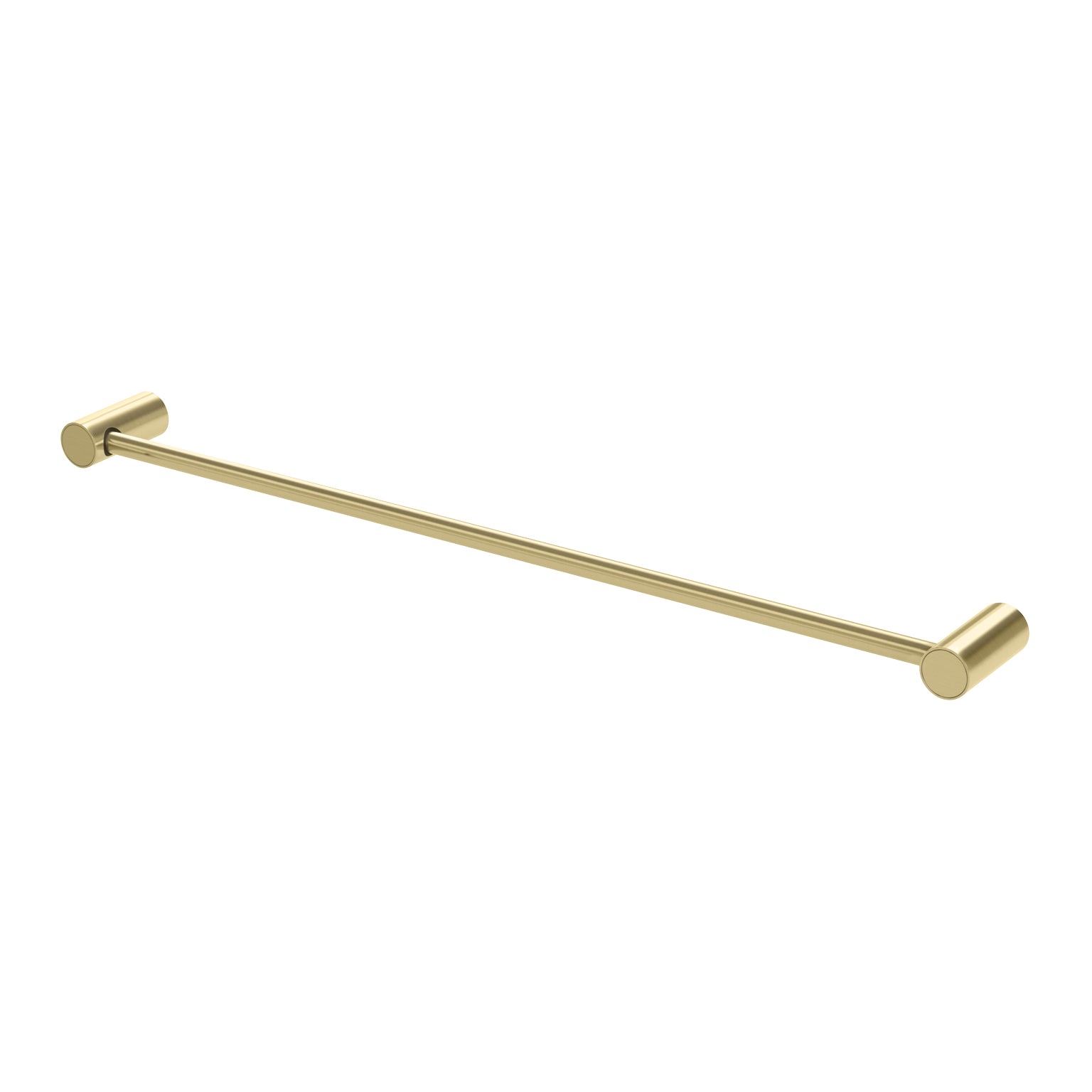 Phoenix Vivid Slimline Single Towel Rail 600mm, Brushed Gold