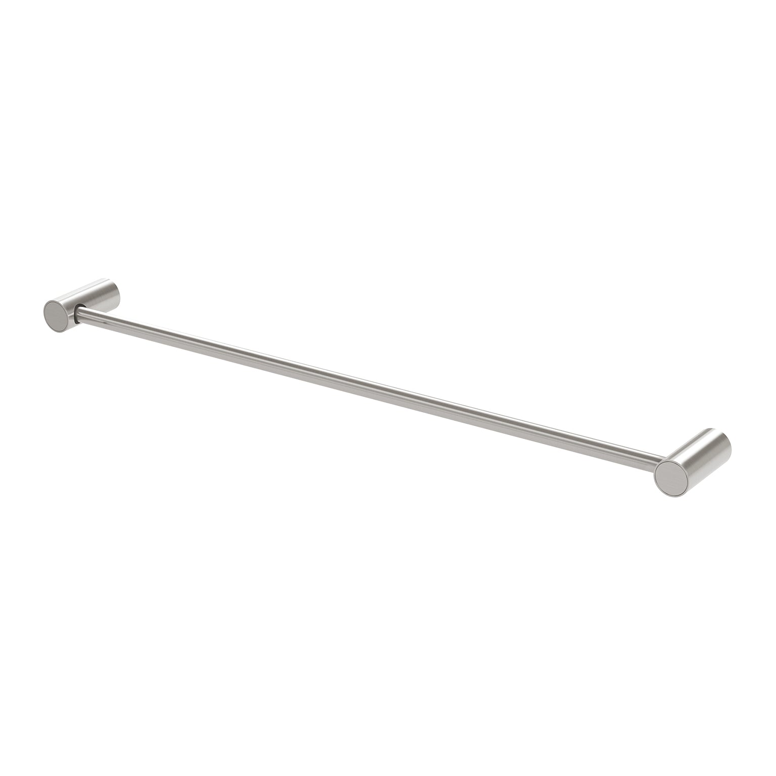 Phoenix Vivid Slimline Single Towel Rail 600mm, Brushed Nickel