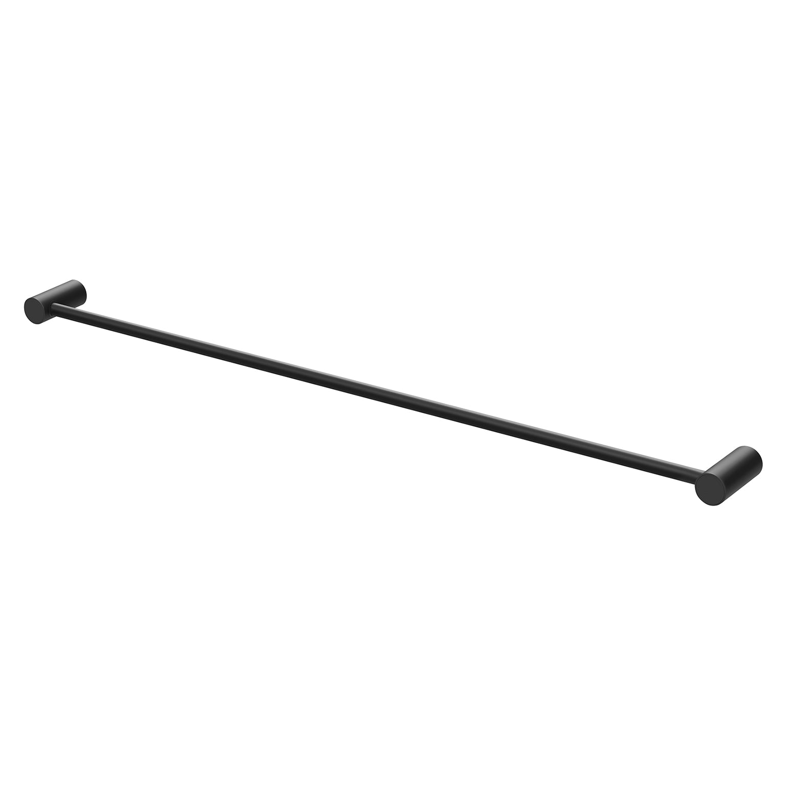 Phoenix Vivid Slimline Single Towel Rail 800mm, Matte Black