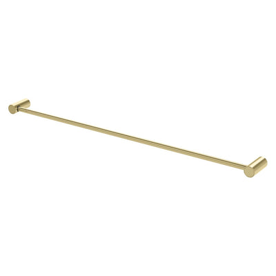 Phoenix Vivid Slimline Single Towel Rail 800mm, Brushed Gold