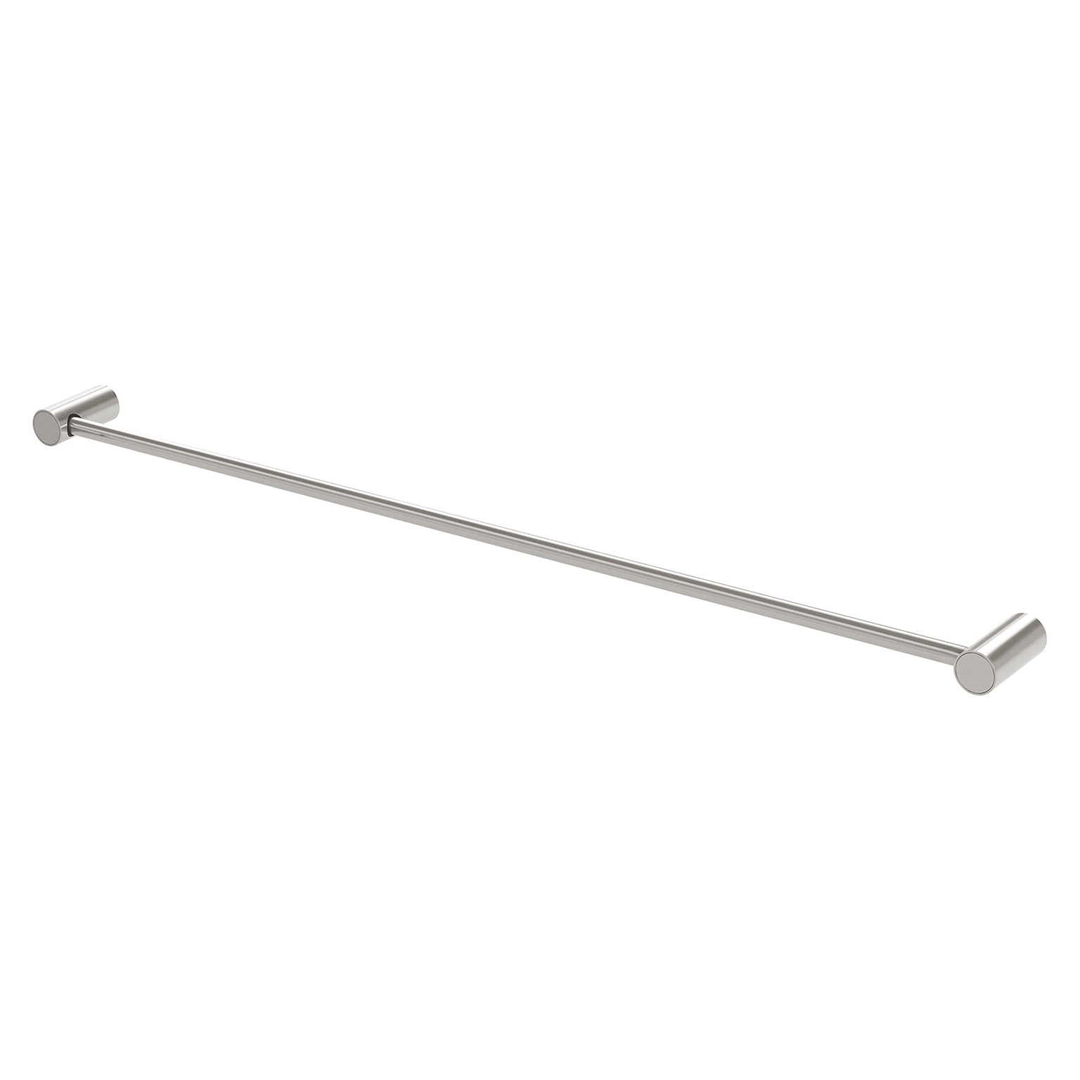 Phoenix Vivid Slimline Single Towel Rail 800mm, Brushed Nickel