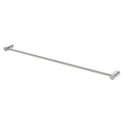 Phoenix Vivid Slimline Single Towel Rail 800mm, Brushed Nickel