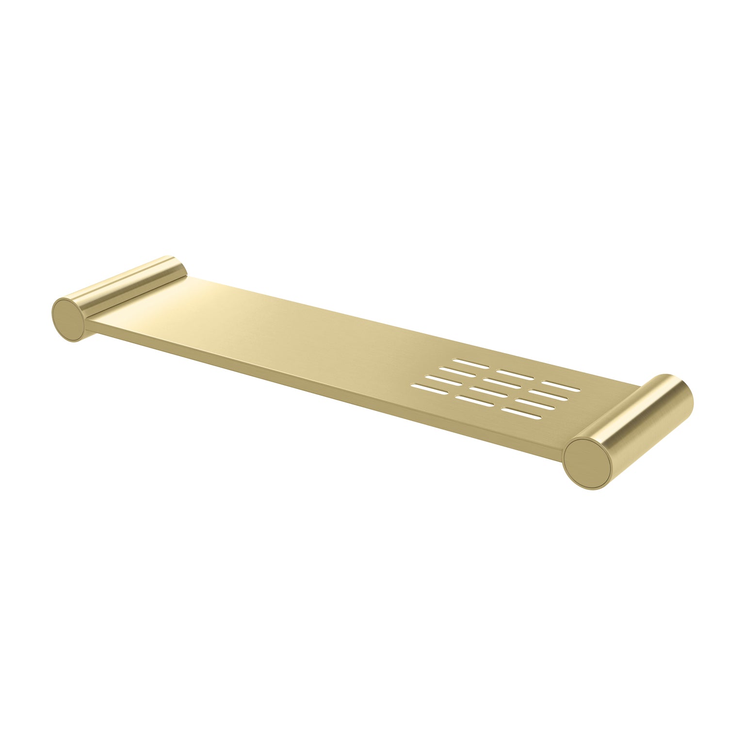 Phoenix Vivid Slimline Metal Shelf, Brushed Gold