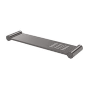 Phoenix Vivid Slimline Metal Shelf, Brushed Carbon