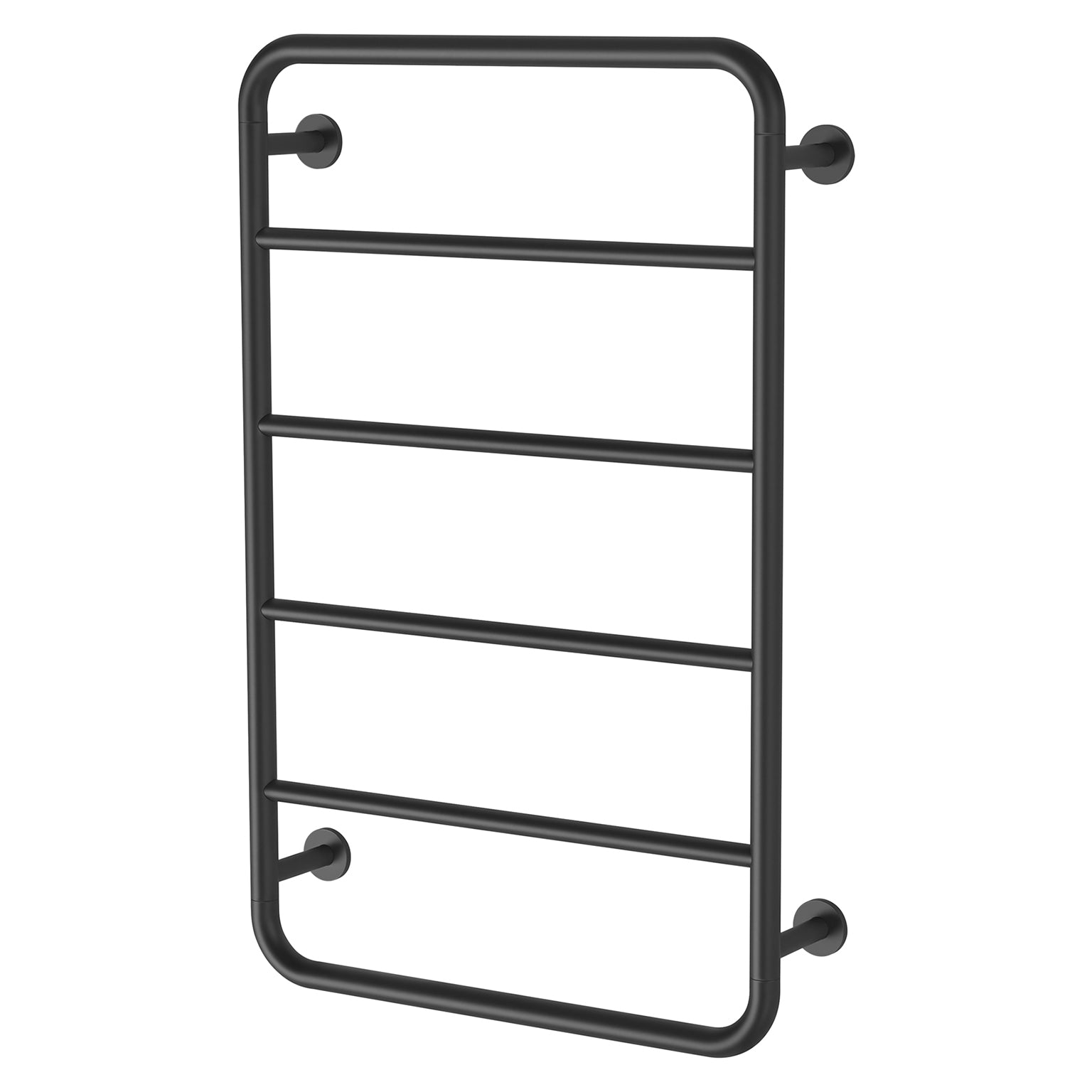 Phoenix Vivid Slimline Towel Ladder 800 x 500mm, Matte Black