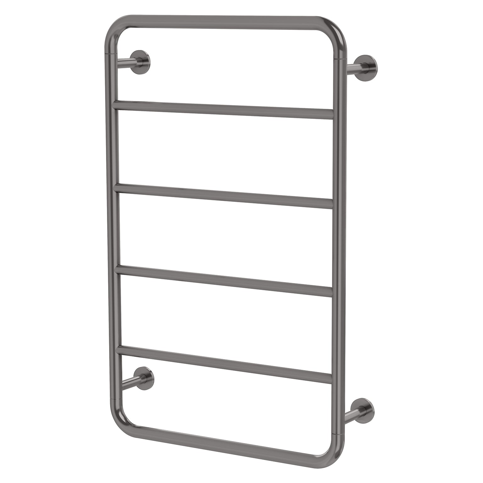 Phoenix Vivid Slimline Towel Ladder 800 x 500mm, Brushed Carbon