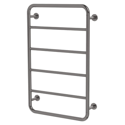 Phoenix Vivid Slimline Towel Ladder 800 X 500mm, Brushed Carbon