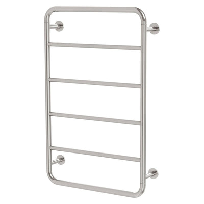 Phoenix Vivid Slimline Towel Ladder 800 X 500mm, Brushed Nickel