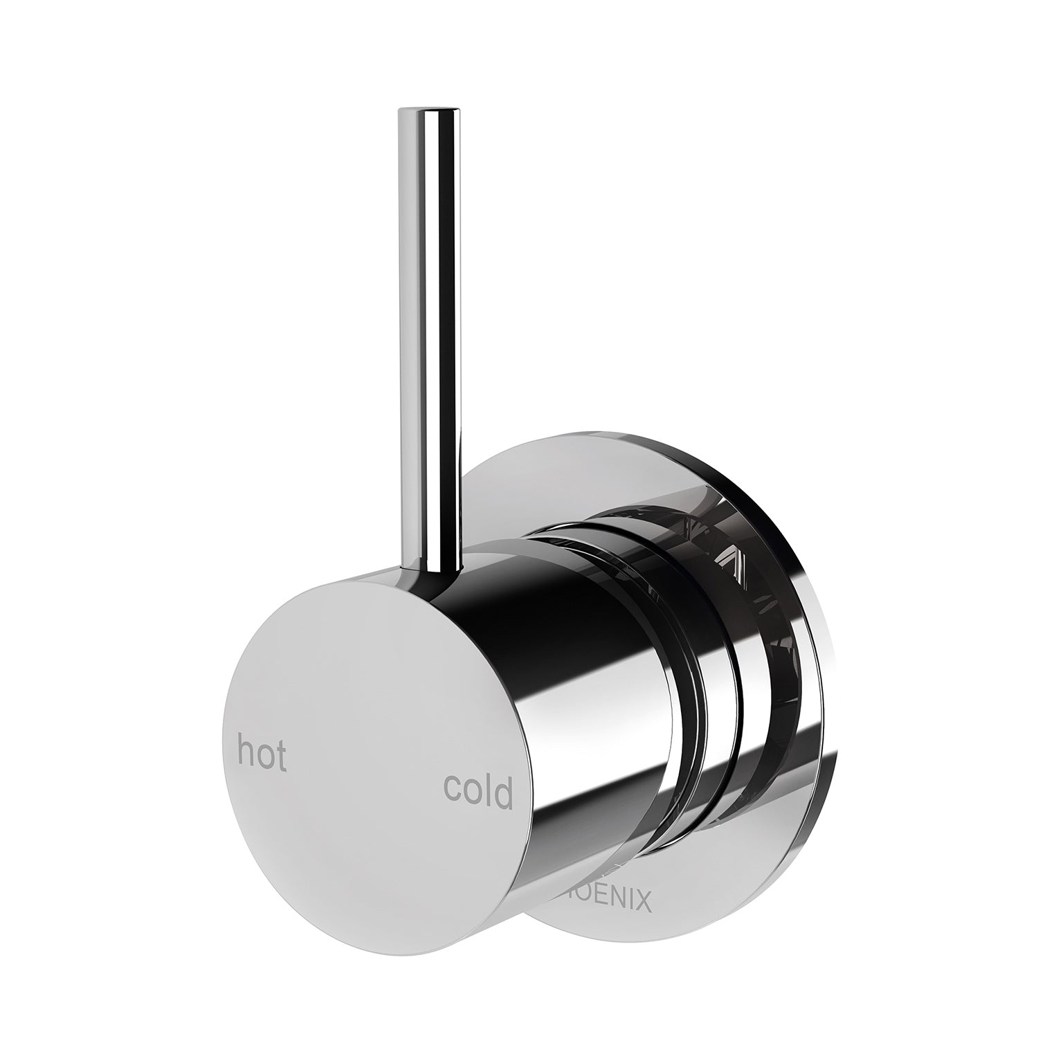 Phoenix Vivid Slimline Up Shower / Wall Mixer, Chrome