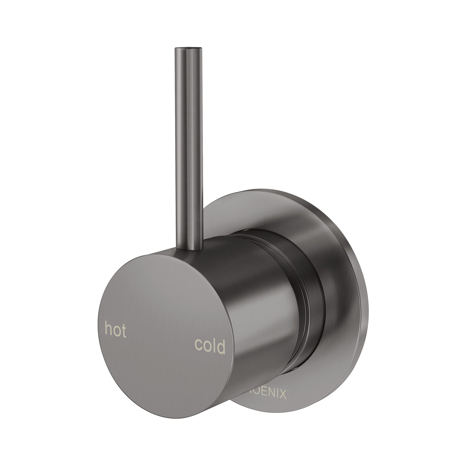 Phoenix Vivid Slimline Up Shower / Wall Mixer, Brushed Carbon