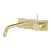 Phoenix Vivid Slimline Up Basin / Bath Wall Mixer Set, Brushed Carbon