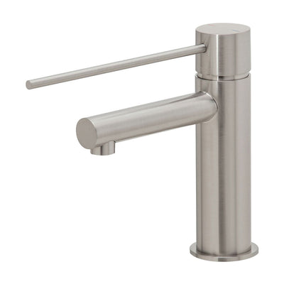 Phoenix Vivid Slimline Basin Mixer with Extended Lever, Brushed Nickel