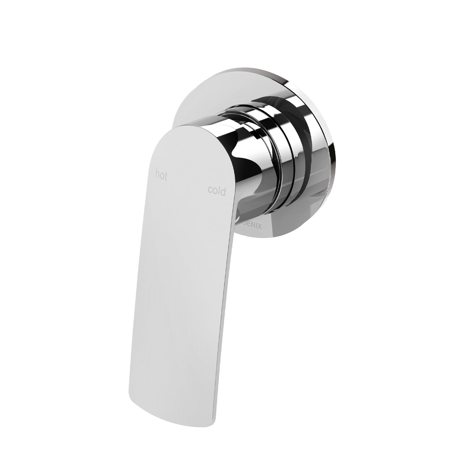 Phoenix Mekko SwitchMix Shower / Wall Mixer Round Backplate, Chrome