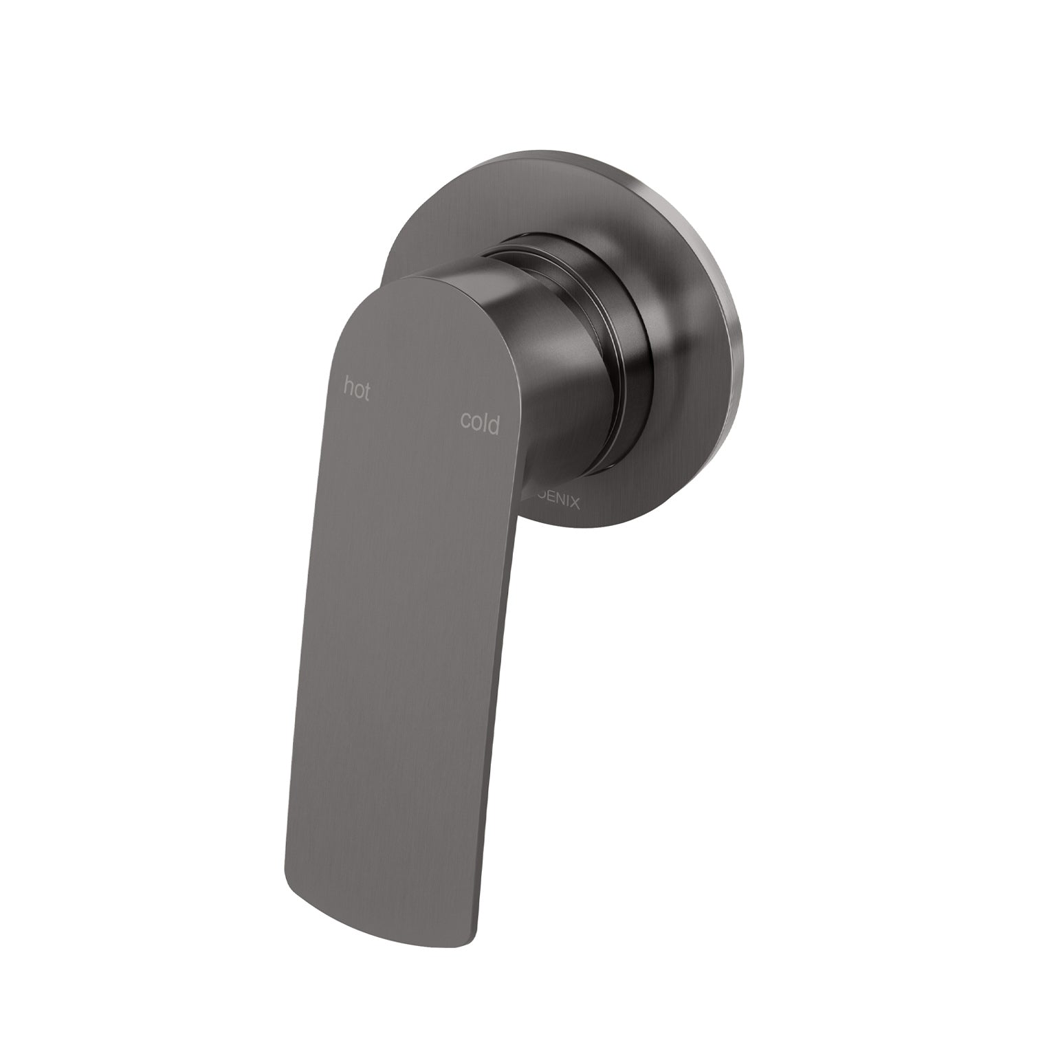 Phoenix Mekko SwitchMix Shower / Wall Mixer Round Backplate, Brushed Carbon