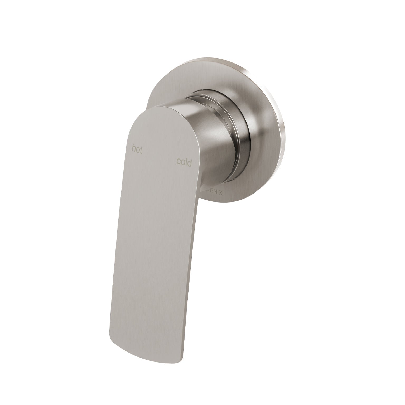 Phoenix Mekko SwitchMix Shower / Wall Mixer Round Backplate Fit-Off Kit, Brushed Nickel