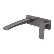 Phoenix Mekko SwitchMix Wall Basin / Bath Mixer Set 200mm Fit-Off Kit, Brushed Carbon