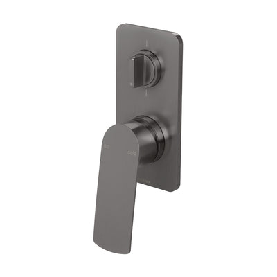 Phoenix Mekko SwitchMix Shower / Bath Diverter Mixer Fit-Off Kit, Brushed Carbon
