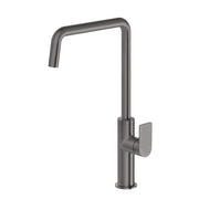 Phoenix Mekko Sink Mixer 190mm Squareline, Brushed Carbon
