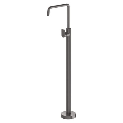 Phoenix Mekko Floor Mounted Bath Mixer, Brushed Carbon