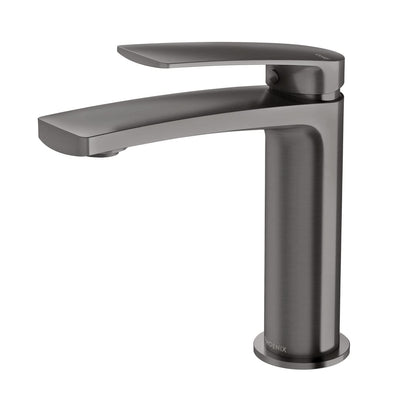 Phoenix Mekko Basin Mixer - Lead Free, Brushed Carbon