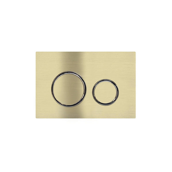 Meir Sigma 21 Dual Flush Plates for Geberit, Tiger Bronze
