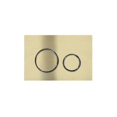 Meir Sigma 21 Dual Flush Plates for Geberit, Tiger Bronze