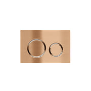 Meir Sigma 21 Dual Flush Plates for Geberit, Lustre Bronze