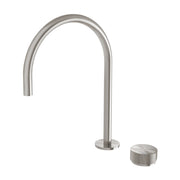 Phoenix Axia Hob Sink Mixer Set 220mm Gooseneck, Brushed Nickel
