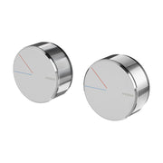 Phoenix Axia Twin Shower Mixer / Wall Mixer, Chrome