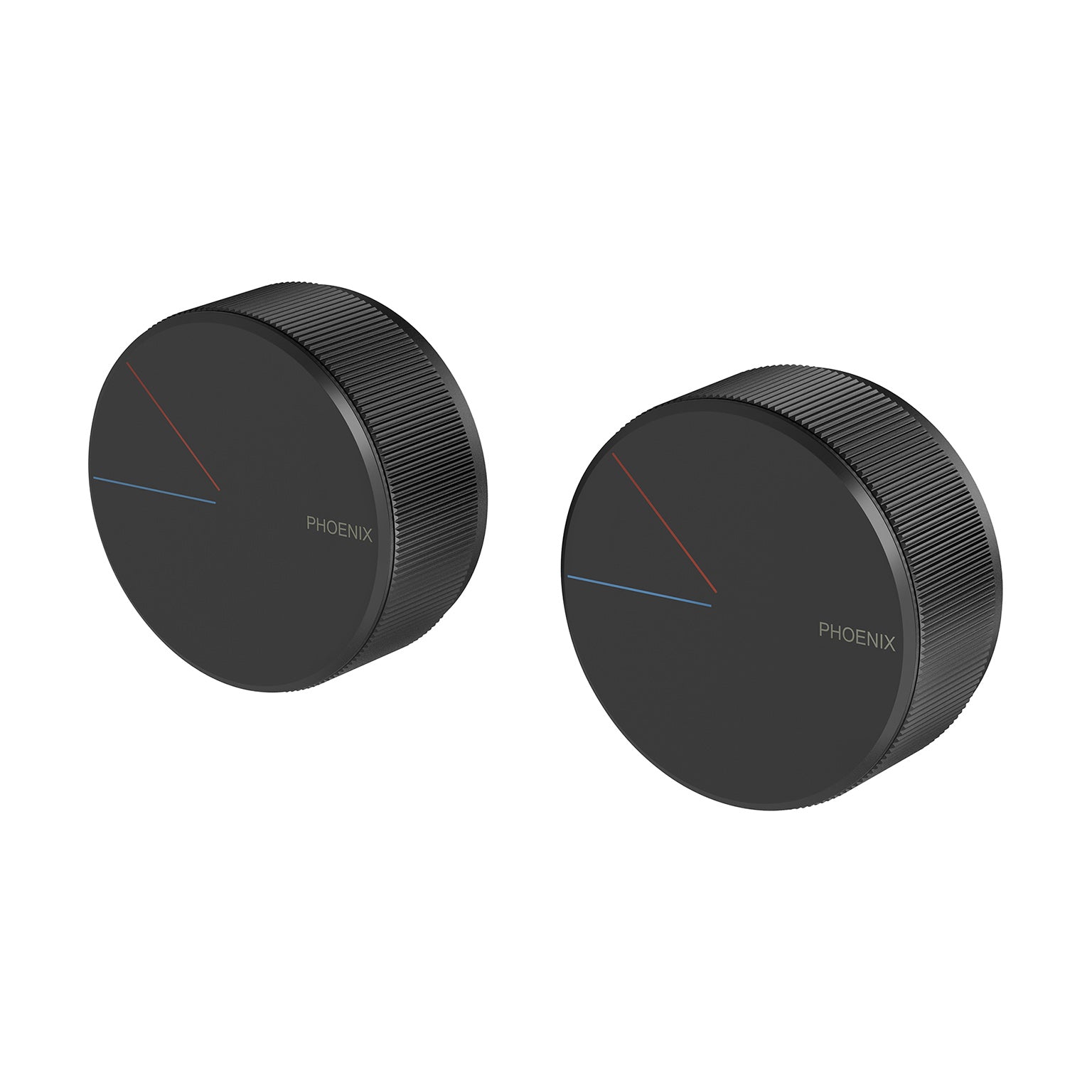 Phoenix Axia Twin Shower Mixer / Wall Mixer, Matte Black