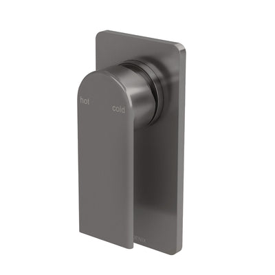 Phoenix Teel SwitchMix Shower / Wall Mixer Fit-Off Kit, Brushed Carbon