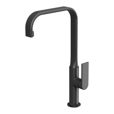 Phoenix Teel Sink Mixer 200mm Squareline - Lead Free, Matte Black