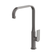 Phoenix Teel Sink Mixer 200mm Squareline, Brushed Carbon