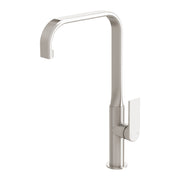 Phoenix Teel Sink Mixer 200mm Squareline, Brushed Nickel