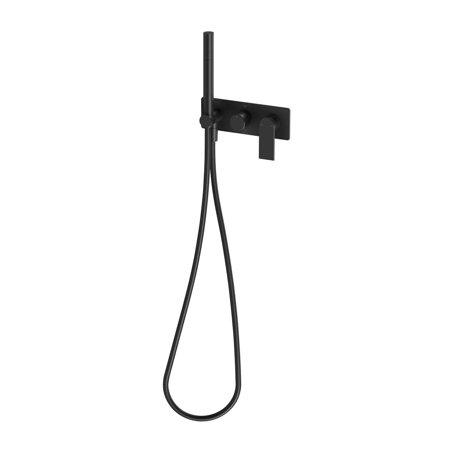 Phoenix Teel Wall Shower System, Matte Black