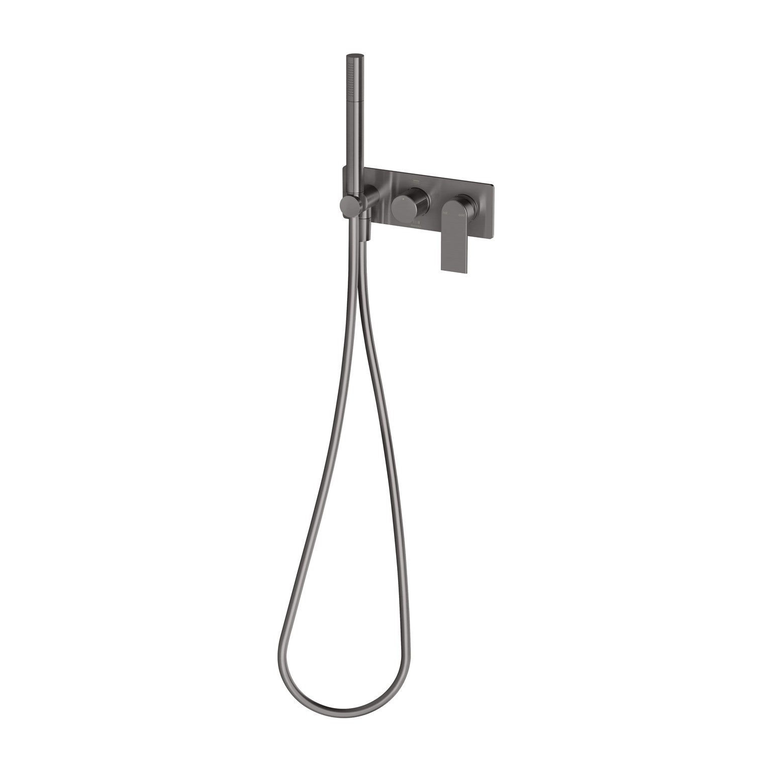 Phoenix Teel Wall Shower System, Brushed Carbon